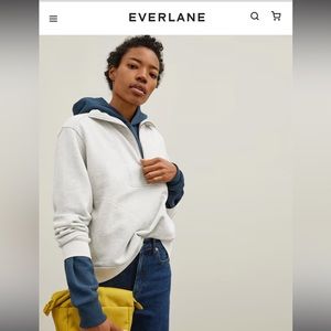 Everlane Track Half Zip! Like new condition!